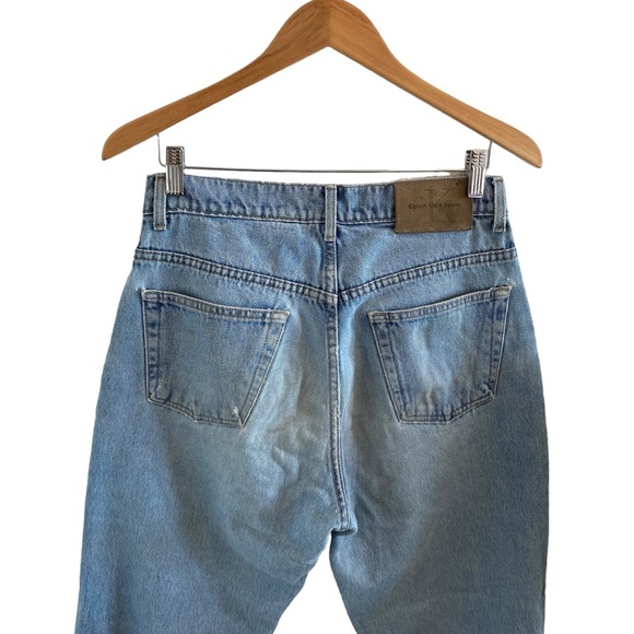 Calvin Klein Vintage Standard Straight Fit Jeans Unisex - Picture 9 of 13